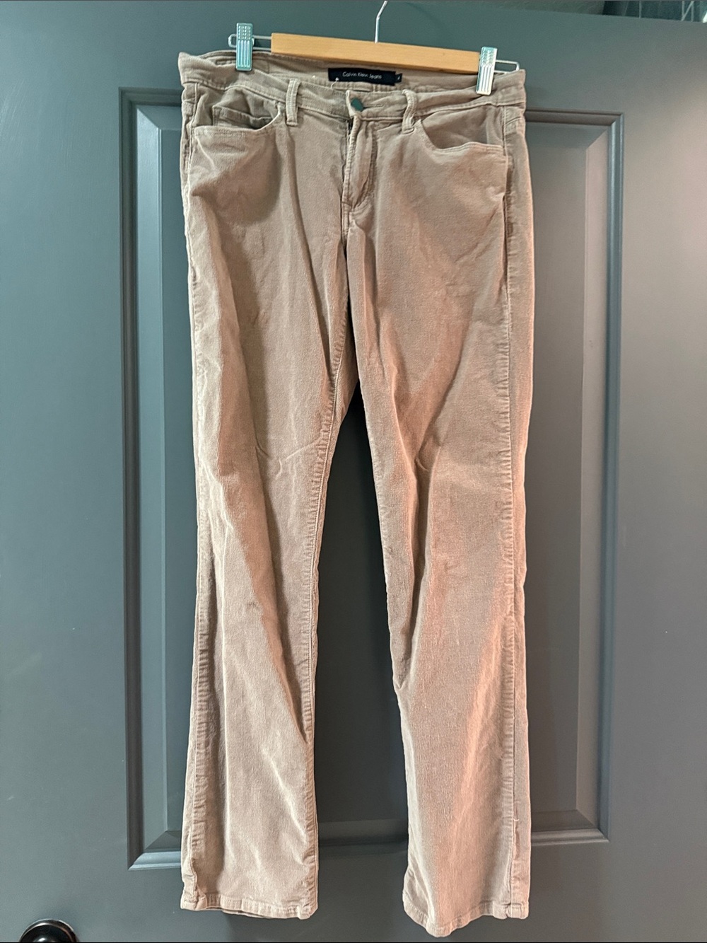 Calvin Klein Jeans womens Corduroy Pants in Beige Taupe